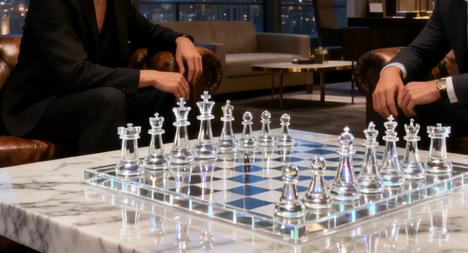 2Executive Lounge Club Amenity.webp chess set acrylic